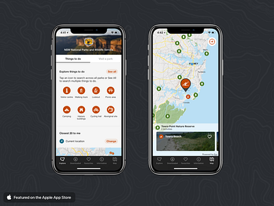 NSW National Parks App bush walks cycle trail historic buildings kayaking maps national park national parks nsw parks