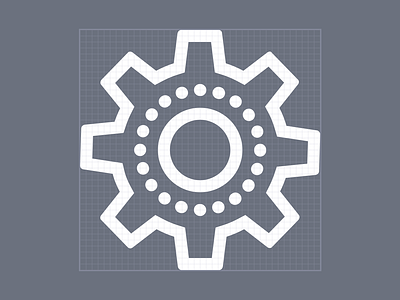 Automation icon construction exerp grid grid construction icon