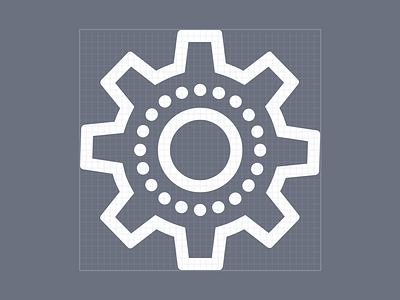 Automation icon construction exerp grid grid construction icon