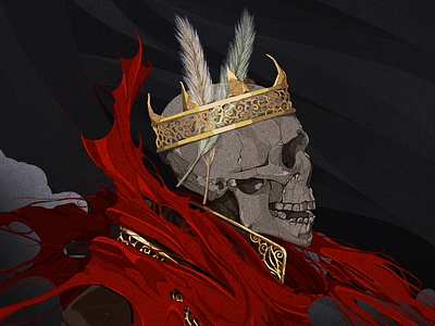 Skull Knight dark illustration knight personal illustration skull