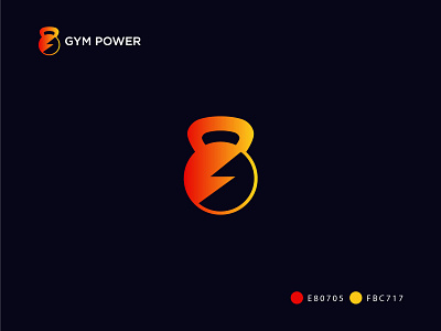 Gym Power Logo Design best creative design logo modern