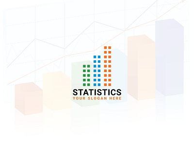 Statistics Logo Design best branding colorful logo corporate creative creative logo design financial funds graph growth investment logo management statistics stats