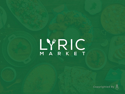 Lyric Market Logo. best brand identity branding creative logo design food healthy identity logo logo design minimal logo natural green food organic food restaurant logos symbol