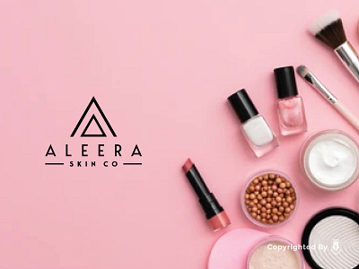 Aleera Skin Co Logo Design. beauty beauty product beauty salon best brand branding care clean cosmetics creative creative logo design identity logo logotype lotion minimal skin skincare spa