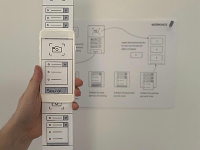 Design Process- Paper Wireframe Prototyping app design ux
