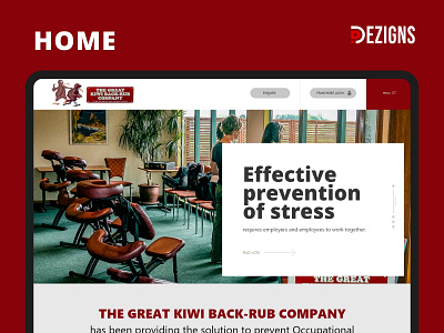 The Great Kiwi Back Rub Company Website