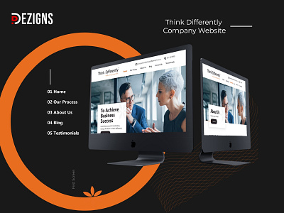 Think Differently website business consultant dailyui deisgns design home page illustration landing page logo modern designs strategy think think diferently trendy ui ui inspiration uitrendy uiux ux website