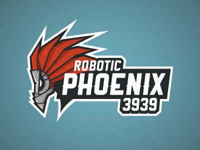 Robotic Phoenix - Robot Battle Logo 3939 logo michelleevelyn phoenix robot robot battle robot bird sports logo