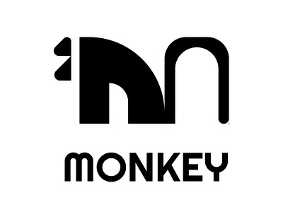 Monkey Logo design graphicdesign icon lettering logo logos monkey