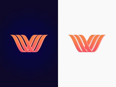 W Letter Logo 3d abstract app brand branding corporate design designer icon letter mark logo logo design minimal logo w letter logo w logo