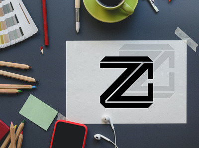 ZC Logo. Letter mark logo alphabet brand brand identity branding branding design design idenity lettermark logo logo design logodaily logotype minimal logo minimalist logo modern monogram logo zc logo