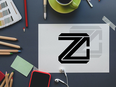 ZC Logo. Letter mark logo
