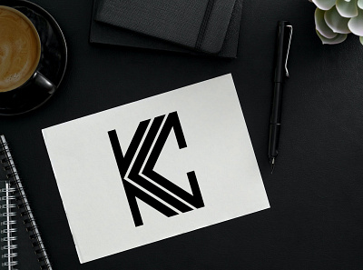 KC Logo | Monogram logo brand brand identity branding font icon kc logo letter lettering lettermark logo logo design logos logotype minimal logo minimalist logo monogram logo new logo vector logo