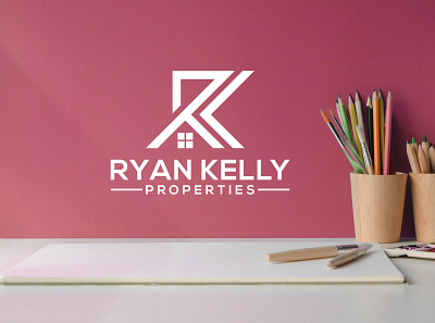 Properties/ Real Estate Logo | RK Logo brand brandidentity branding brandmark idenity lettermark logo logo design minimal logo minimalist logo monogram logo mortgage properties logo property logo real estate logo rk logo