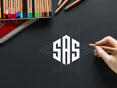 SAS Logo | Monogram Logo Design