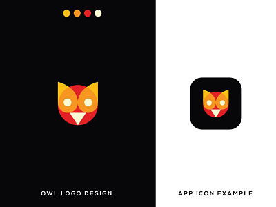 OWL Logo design | App Logo Design app logo brand branding idenity logo logo design logos minimal logo minimalist logo modern owl logo