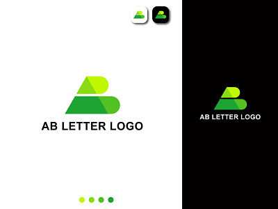 Modern AB Logo | Monogram Design