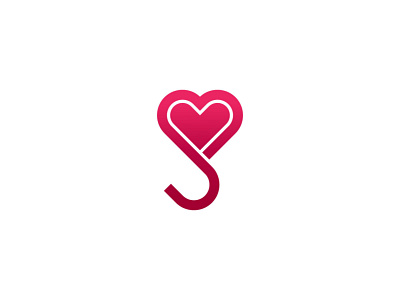 S heart logo | S logo design brand identity creative logo heart lettermark logo logo design minimalist logo monogram logo s letter s logo s logo design s mark s monogram