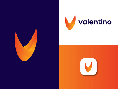 V Logo Design | V app logo abstract brand identity colorful creative logo design logo logo design logos logotype monogram logo v app logo v logo