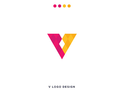 V modern Logo Design | V monogram