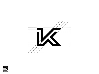VK Logo Design | VK Monogram Logo brand identity branding creative logo design lettermark logo logo design logo designer minimal logo minimalist logo monogram logo sj design vk logo vk logo design vk monogram