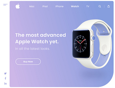 Apple Watch Landing Page apple apple design apple watch landing landing page design web web design webdesign website