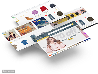 Ecommerce Store app branding design ecommerce ecommerce design ecommerce shop illustrator logo ui ux web website
