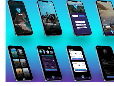 Fintech Travel Mobile App Design