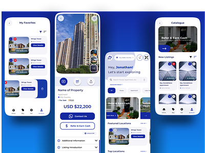 Real Estate Mobile App 3d view account settings app bitcoin delete item edit profile filter icon filter screen location permission location settings my favorite payment method property app design property listing property profile qr code scan real estate real estate app design refer and earn settings