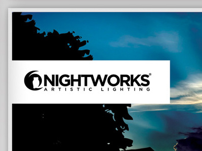 Logo Development - Nightworks Lighting brand development logo nightworks