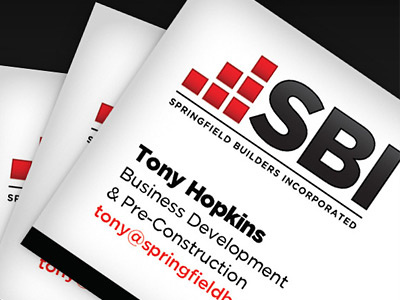 Brand Redevelopment - SBI brand businesscard design development logo print sbi