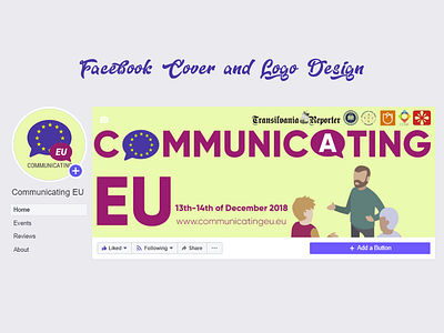 Facebook cover art and visual identity