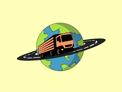 Transportation Company Logo design icon design illustration logo vector
