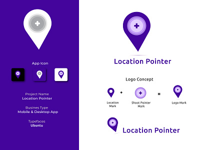 Location Pointer logo, App icon design app icon branding clean concept design concept logo creative creative branding creative designer creative logo dailylogochallenge elegant graphicdesign location logo modern logo vector