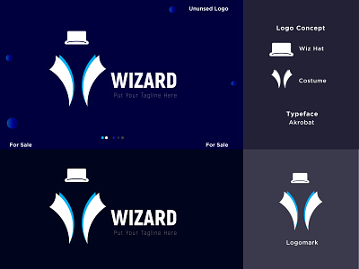 Wizard Logo Design clean concept design creative creative design creative design creative designer creative logo creativity dailylogochallenge design elegant graphic graphic design graphicdesign logo logo design logodesign logos logotype wizard logo