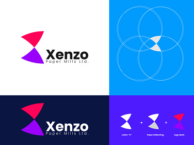 Xenzo Modern Logo Design agency agency logo clean concept concept design concept logo creative creative design creative designer creative logo creative logos design graphicdesign logo logodesign logosai logotype modern logo xenzo logo xenzo logo