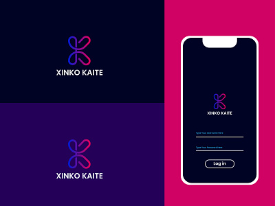 Xinko Kaite Logo adobe illustrator adobe photoshop agency app icon clean concept design creative creative logo graphicdesign lettering logo logo design logodesign logodesigner logodesigns logomaker logos logotype modern modern logo