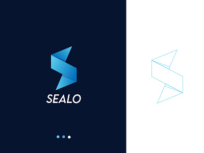 A modern logo of Letter S, Sealo Logo Design