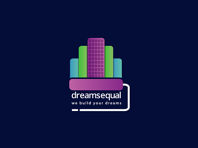 Dreamsequal builders Modern Logo Design