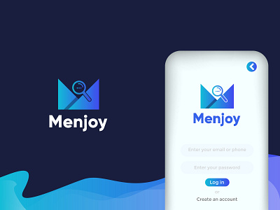 Menjoy Modern Logo Design