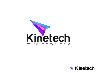 Kinetic Modern Technology Logo Design