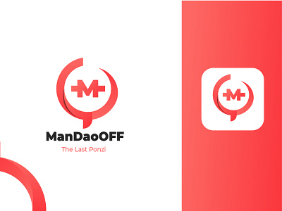 MandaoOFF Modern Lettermark Cryptocurrency Logo Design