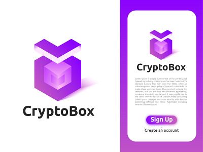CryptoBox Modern Logo Design