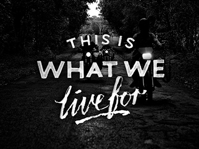 What we live for collaboration graphic design hand lettering lettering typography
