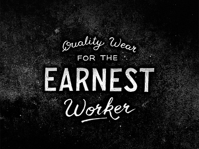 Earnest graphic design hand lettering lettering typography