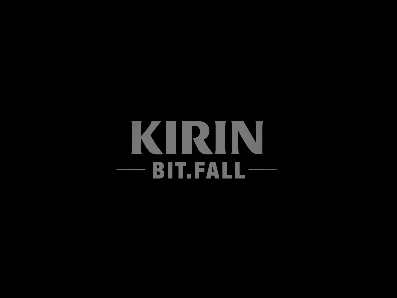 Kirin Bit.fall Title Animation animated gif animation gif motion