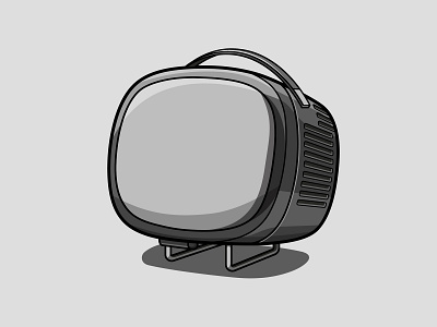 Doney TV by Richard Sapper adobe illustrator art direction artwork classic design design classic flat design flat illustration freelance designer graphic design icon design iconography illustraion illustration art retro retro design style vector vector art vector illustration