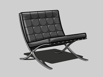 Barcelona Chair by Ludwig Mies van der Rohe, 1929