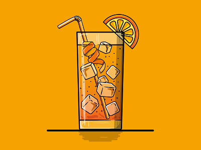 Triple Orange Gin Tonic adobe illustrator art art direction branding corporate design design design art drink flat design flat illustration freelance designer freelance illustrator graphic design icon icon design illustration logo vector vector art vector design