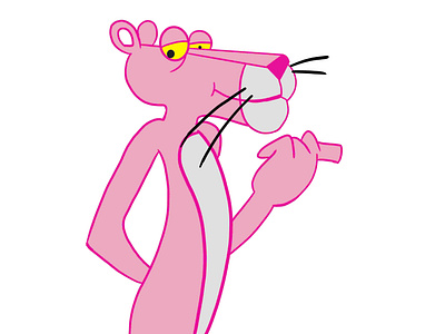 pink panther fanart by Tsukihime on Dribbble